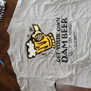 Get your own dam beer tshirt in medium